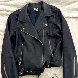 Faux leather Moto jacket